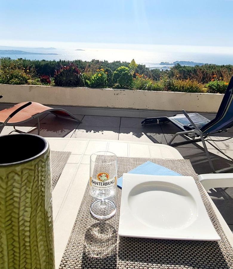 Vue Mer Panoramique Et Piscine Bandol Ngoại thất bức ảnh