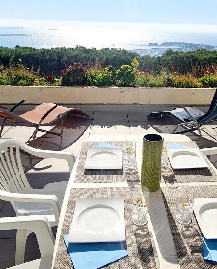 Vue Mer Panoramique Et Piscine Bandol Ngoại thất bức ảnh